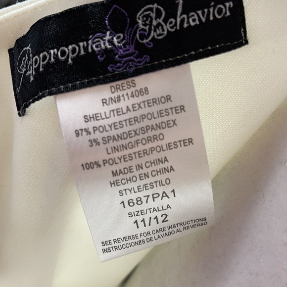 Appropriate Behavior prom dress size 11/12 - Picture 13 of 14